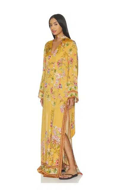 Hemant & Nandita Maxi Kaftan With Belt | Thumbnail 3