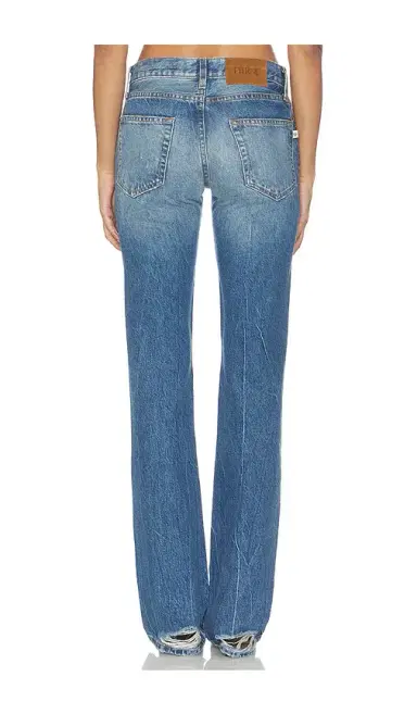ÉTERNE Denim Low Rise Bootcut Jean | Thumbnail 4