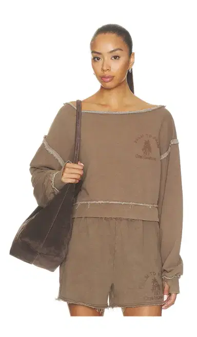 SWK Donna Cropped Sweater | Thumbnail 2 SWK Donna Cropped Sweater | Thumbnail 2