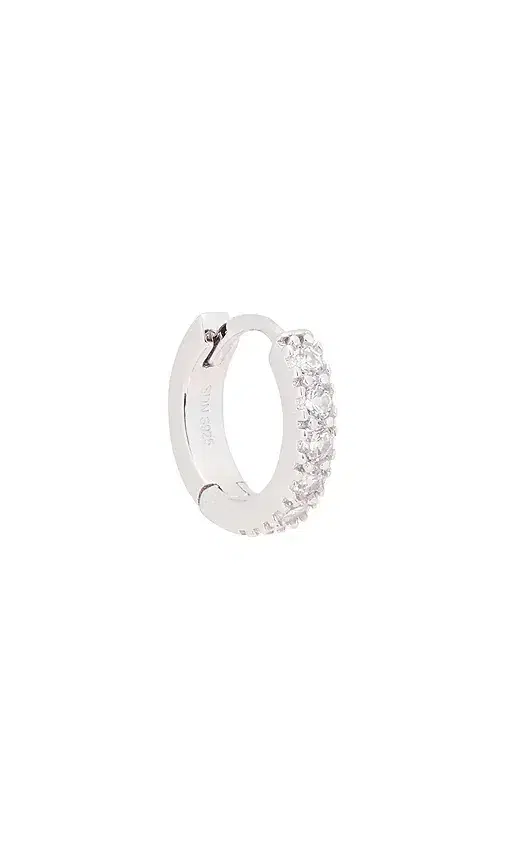 Serge de Nimes Zirconia Hoop Earring