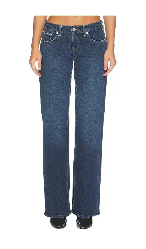 7 For All Mankind Low Straight Jean