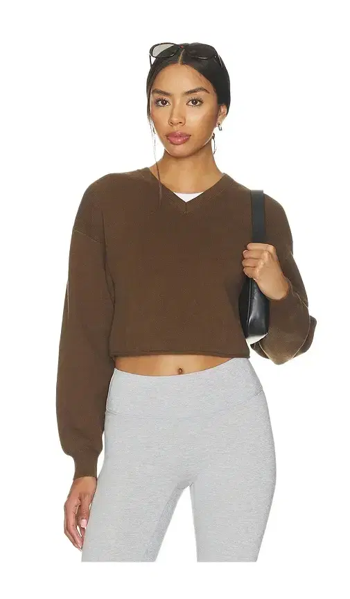 WellBeing + BeingWell WellBeing + BeingWell Fleur Cropped Sweater