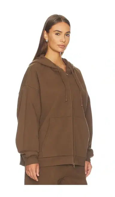 WellBeing + BeingWell WellBeing + BeingWell Murphy Oversized Full Zip Hoodie | Thumbnail 3