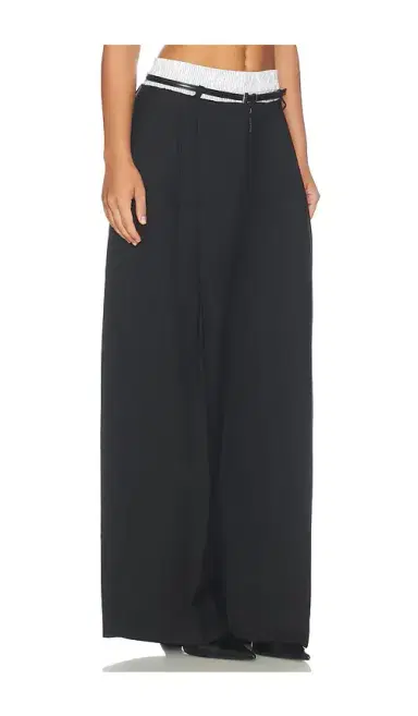 Alexander Wang Mid-Rise Belted Tailored Pant With Pre-styled Boxer | Thumbnail 2 Alexander Wang Mid-Rise Belted Tailored Pant With Pre-styled Boxer | Thumbnail 2