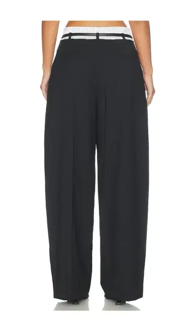 Alexander Wang Mid-Rise Belted Tailored Pant With Pre-styled Boxer | Thumbnail 4 Alexander Wang Mid-Rise Belted Tailored Pant With Pre-styled Boxer | Thumbnail 4