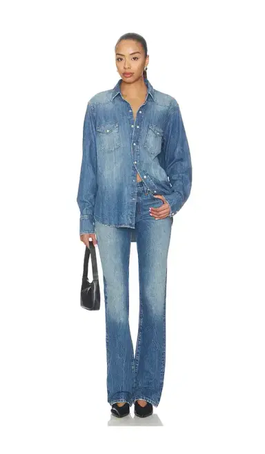 ÉTERNE Ellis Denim Shirt | Thumbnail 4
