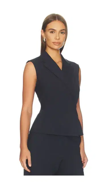Theory Hourglass Asymmetric Vest Top | Thumbnail 2