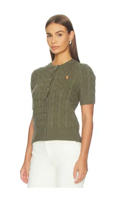 Polo Ralph Lauren Short Sleeve Crew Neck Cardigan | Thumbnail 2
