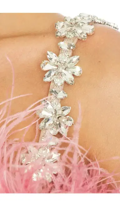 Bronx and Banco Madeline Diamond Feather Crop Top | Thumbnail 5 Bronx and Banco Madeline Diamond Feather Crop Top | Thumbnail 5