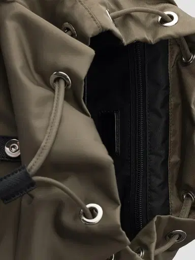 Prada Men's Re-Nylon Backpack - Light Grey | Thumbnail 6