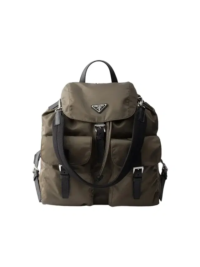 Prada Men's Re-Nylon Backpack - Light Grey