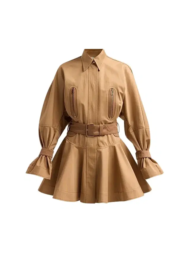 Zimmermann Women's Valiant Drill Mini Dress - Desert