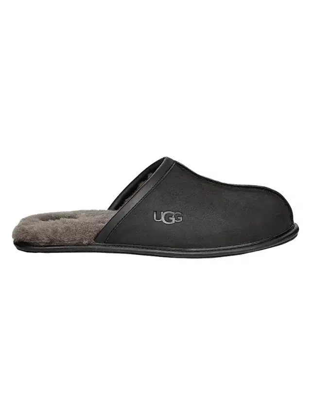 UGG Men's Unisex Scuff Faux Shearling-Lined Mule Slippers - Black