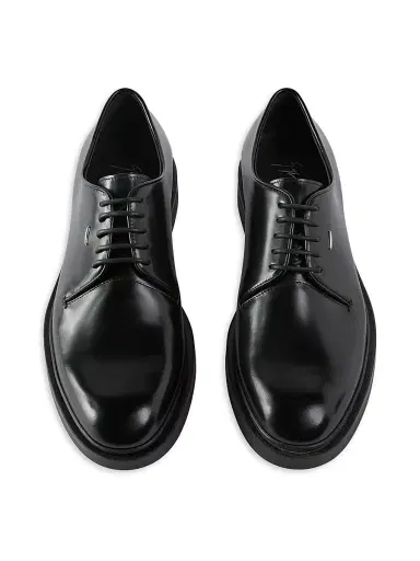 Giuseppe Zanotti Men's Tag Leather Derbys | Thumbnail 4 Giuseppe Zanotti Men's Tag Leather Derbys | Thumbnail 4
