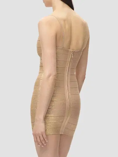 Hervé Léger Women's Metallic Bandage Mini Dress | Thumbnail 6 Hervé Léger Women's Metallic Bandage Mini Dress | Thumbnail 6