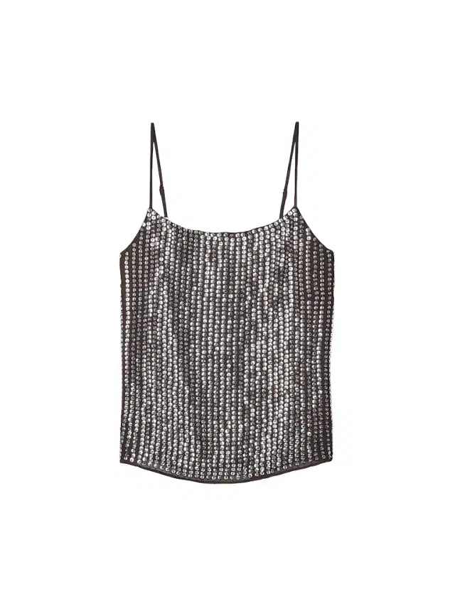 rag & bone Women's Lili Beaded Tank