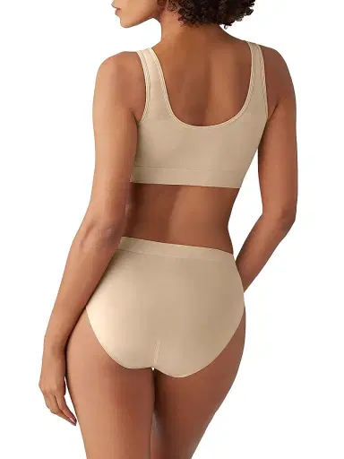 Wacoal Women's B-Smooth Bralette - Sand - Size Large | Thumbnail 5