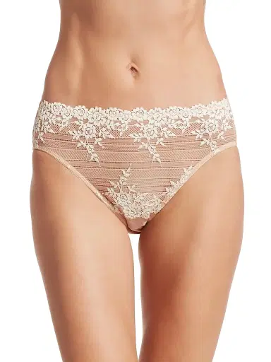 Wacoal Women's Embrace Lace High-Cut Brief - Natural Nude | Thumbnail 3