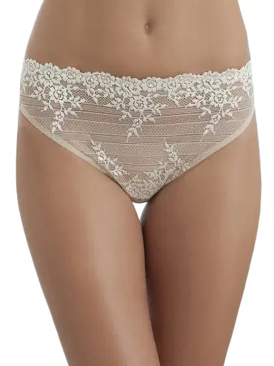 Wacoal Women's Embrace Lace High-Cut Brief - Natural Nude | Thumbnail 1
