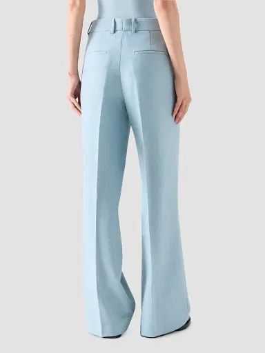 Akris punto Women's Chiaro Wool Flannel Pants | Thumbnail 3