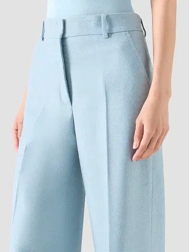 Akris punto Women's Chiaro Wool Flannel Pants | Thumbnail 4