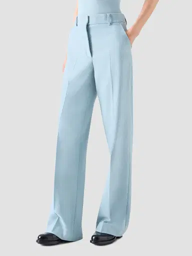 Akris punto Women's Chiaro Wool Flannel Pants | Thumbnail 5