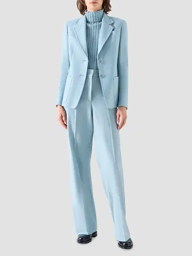 Akris punto Women's Wool Flannel Blazer | Thumbnail 2 Akris punto Women's Wool Flannel Blazer | Thumbnail 2