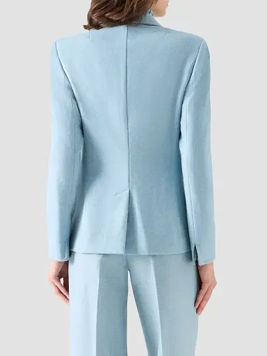 Akris punto Women's Wool Flannel Blazer | Thumbnail 3 Akris punto Women's Wool Flannel Blazer | Thumbnail 3