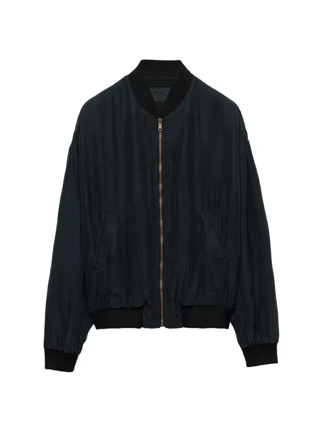 Prada Men's Silk Bomber Jacket - Black