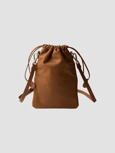 Prada Women's Nappa Leather Pouch - Brown | Thumbnail 2