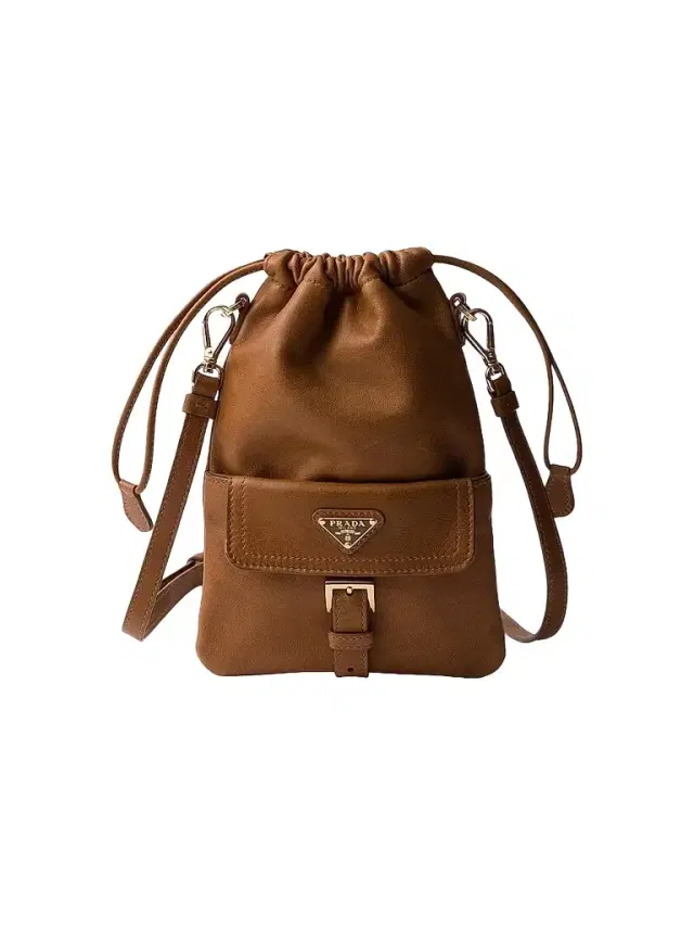 Prada Women's Nappa Leather Pouch - Brown