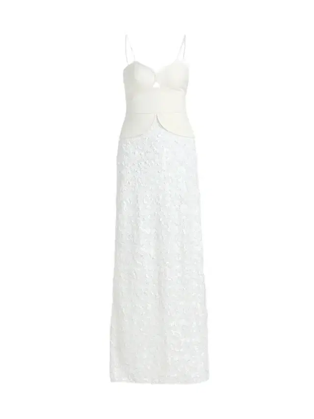 ACLER Women's Femme Fatale Pryde Column Maxi Dress - Ivory - Size 12