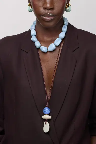 Lizzie Fortunato Museo Sea Cord Necklace | Thumbnail 3