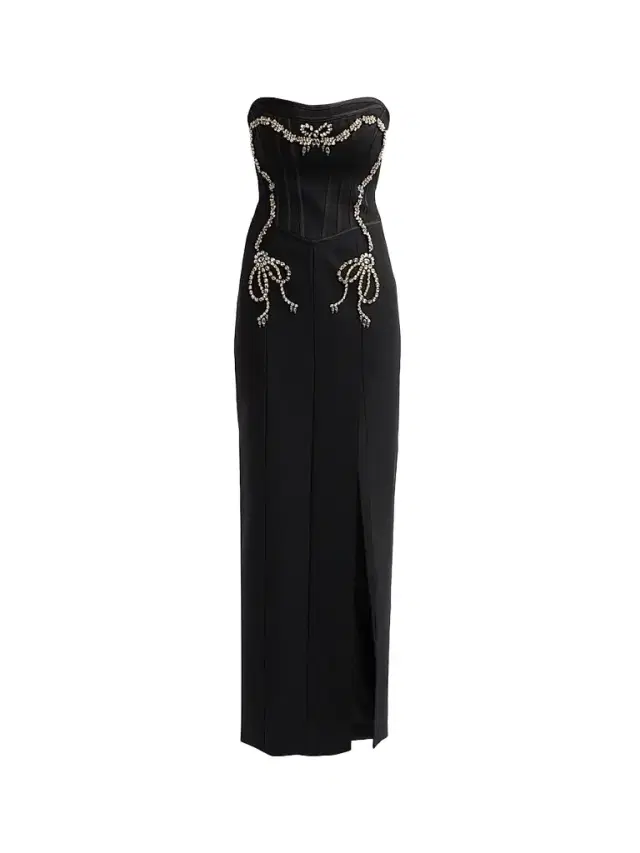 Cinq à Sept Women's Veyenne Embellished Maxi Dress - Black