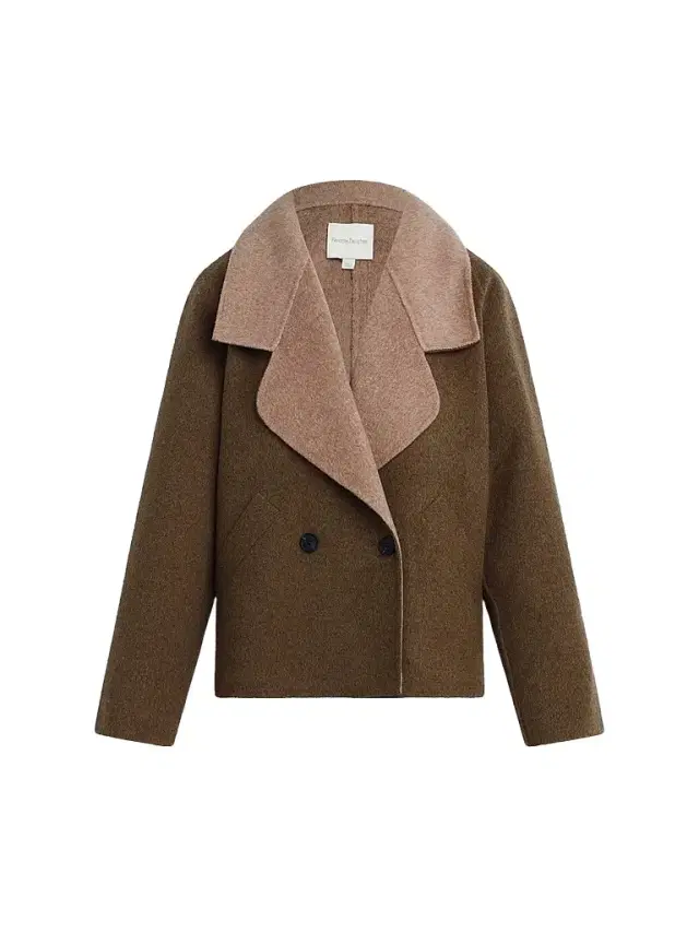 Favorite Daughter Women's The Cameron Two-Tone Coat - Stone