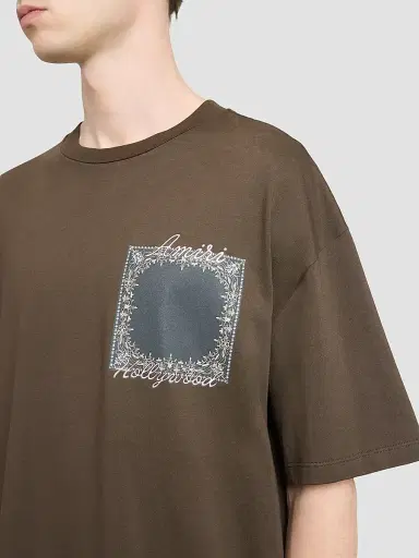AMIRI Men's MA Quad Bandana Oversized T-Shirt - Husk | Thumbnail 5