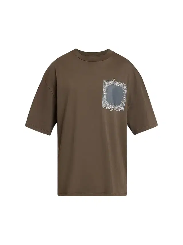 AMIRI Men's MA Quad Bandana Oversized T-Shirt - Husk
