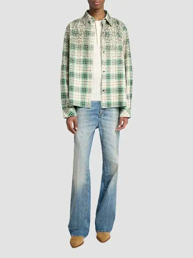 AMIRI Men's MA Fit Relaxed Bootcut Jeans - Canyon Sky | Thumbnail 2