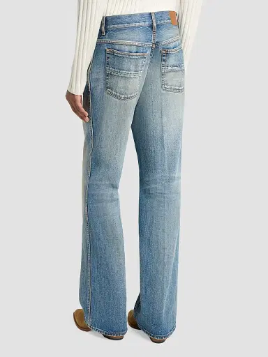 AMIRI Men's MA Fit Relaxed Bootcut Jeans - Canyon Sky | Thumbnail 3