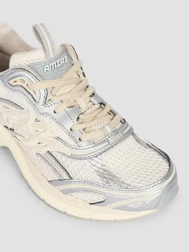 AMIRI Women's M-Tech Low-Top Sneakers - White Silver | Thumbnail 3