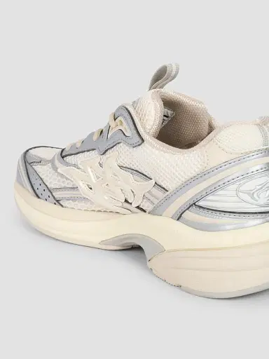 AMIRI Women's M-Tech Low-Top Sneakers - White Silver | Thumbnail 5