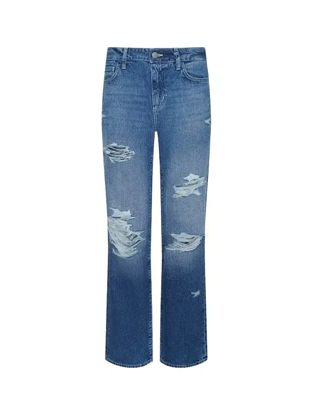 L'Agence Women's Zelda Low-Rise Slouchy Straight-Leg Jeans