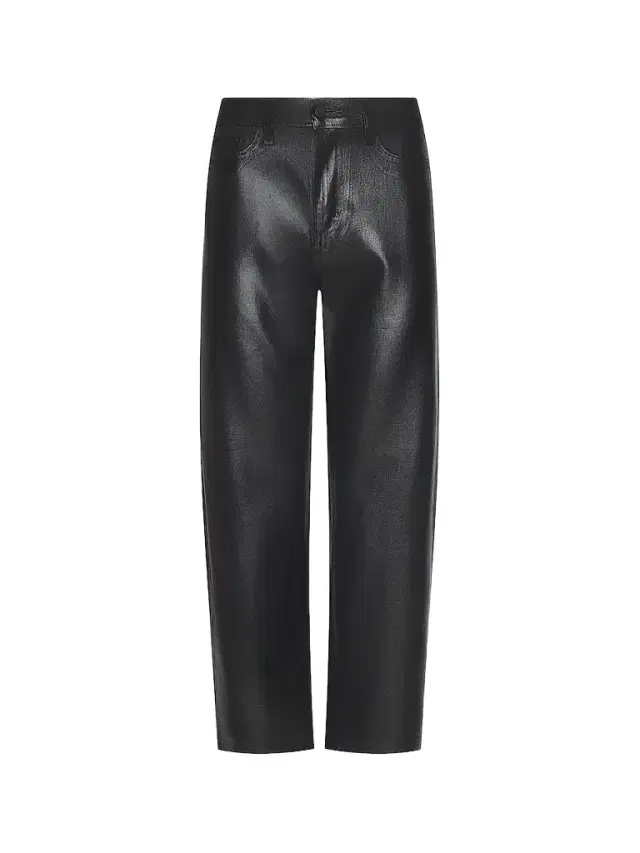 L'Agence Women's Mallis High-Rise Barrel-Leg Jeans - Noir Coated - Size 32