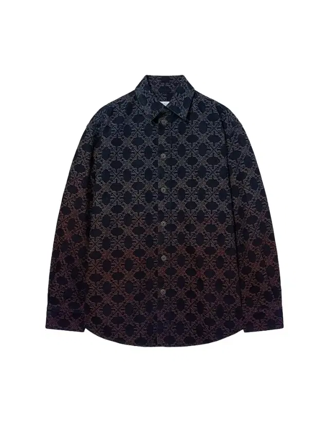 Off-White Men's Arrow Monogram Denim Jacquard Skate Jacket