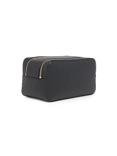 Thom Browne Pebble Grain Leather Cosmetic Bag - Black | Thumbnail 5
