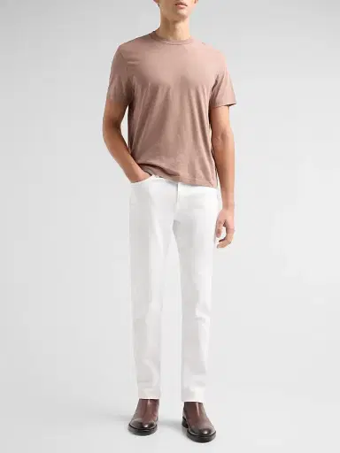 Frame Men's Light Cotton T-Shirt - Warm Mauve - Size XXL | Thumbnail 2 Frame Men's Light Cotton T-Shirt - Warm Mauve - Size XXL | Thumbnail 2