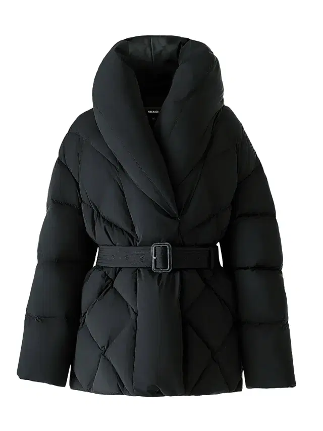 Mackage Women's Olive Down Belted Jacket - Black - Size XL