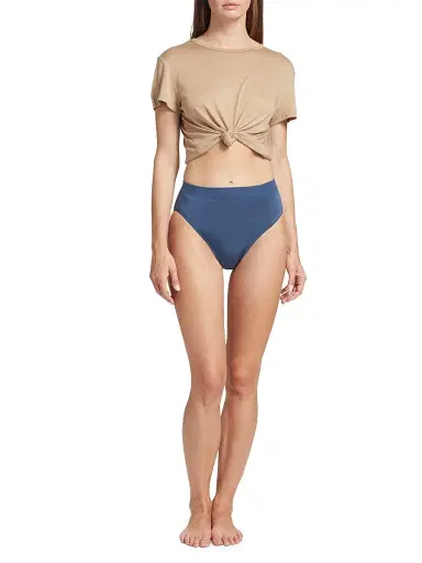 Wacoal Women's B-Smooth Hi-Cut Brief - White - Size XL | Thumbnail 2
