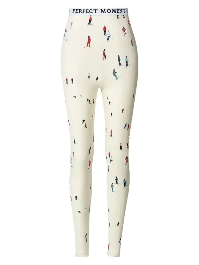 Perfect Moment Women's Printed Base Layer Leggings - Ski Print