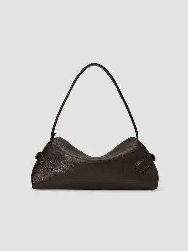 Ralph Lauren Collection Women's The Ralph Charm-Detail Leather Shoulder Bag - Chocolate | Thumbnail 3